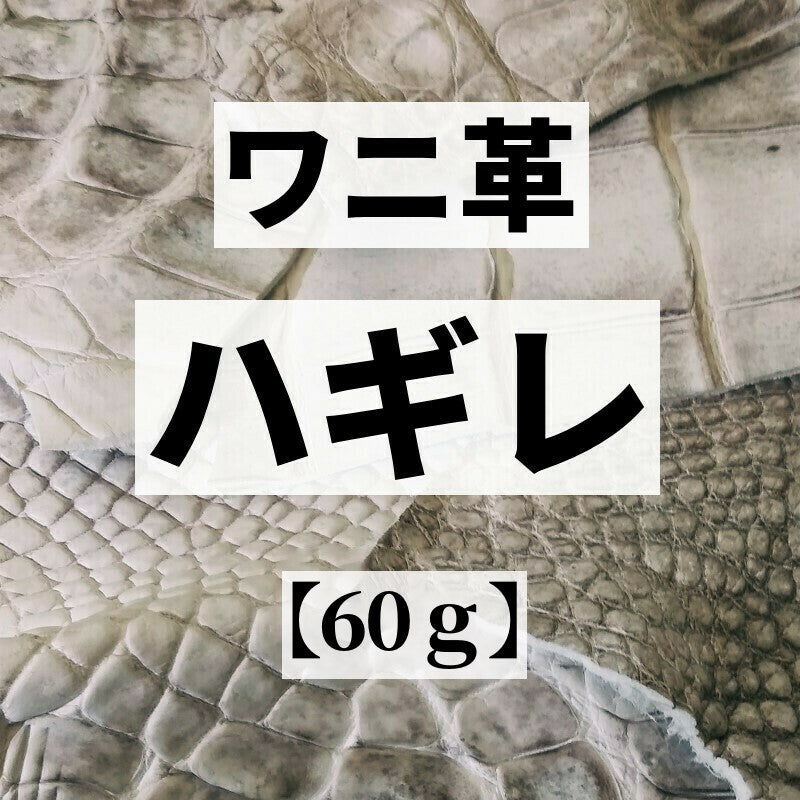 レザークラフト クロコダイル ワニ革 鰐皮 腹皮 ツヤ出し仕上げ 背割り 一枚物